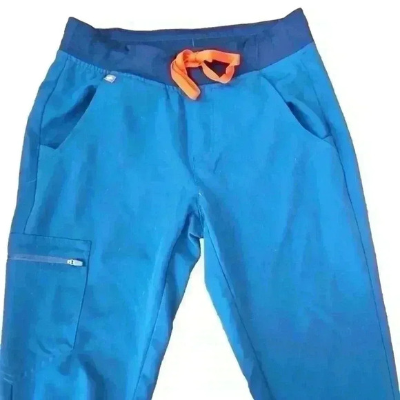 Figs Womens Blue Comfortable & Stylish Medical Zamora Jogger Scrub Pants XSP - Picture 6 of 12